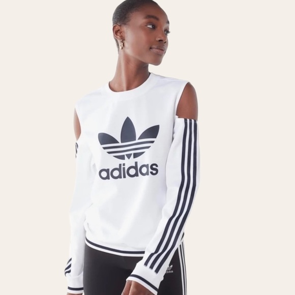 Adidas Cut-Out Shoulder Top - Picture 1 of 9